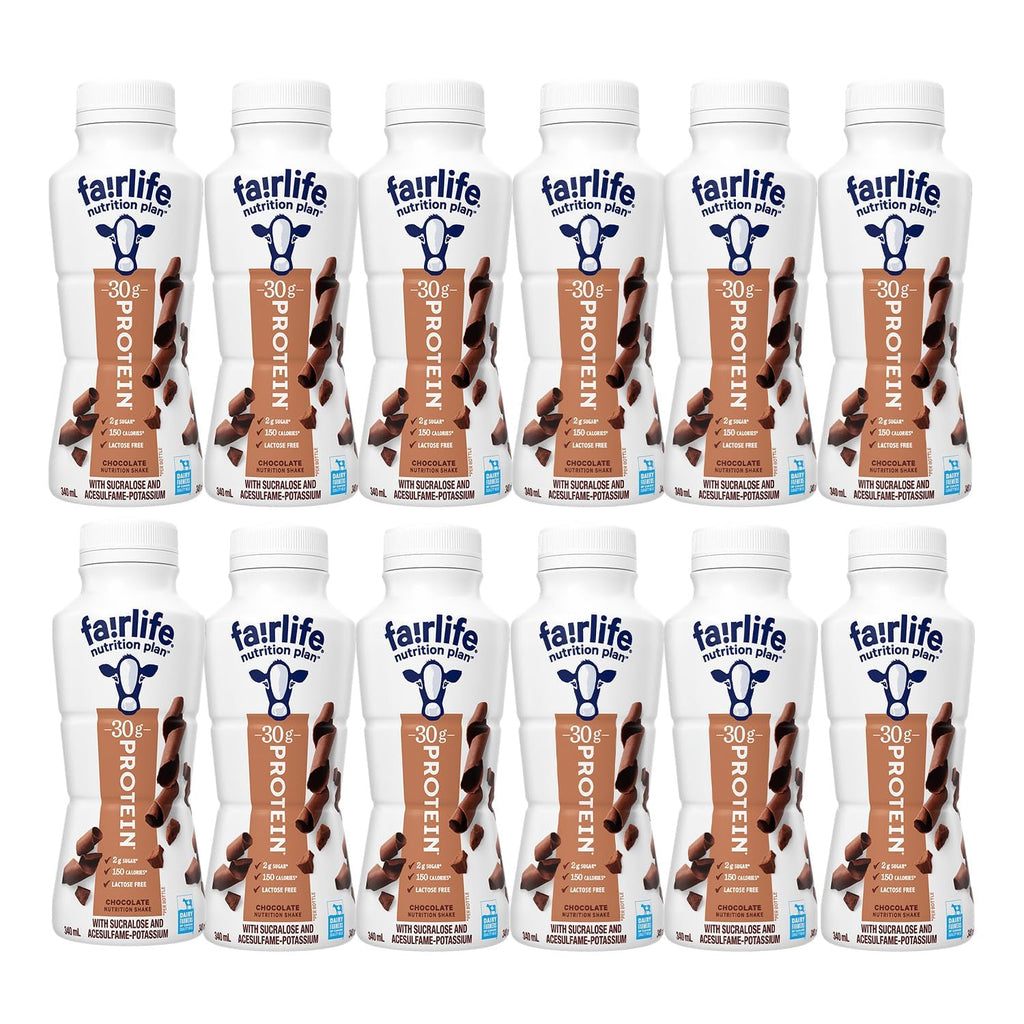 Nutrition Plan High Protein Chocolate Shake, 12 PACK. Orry's Vital